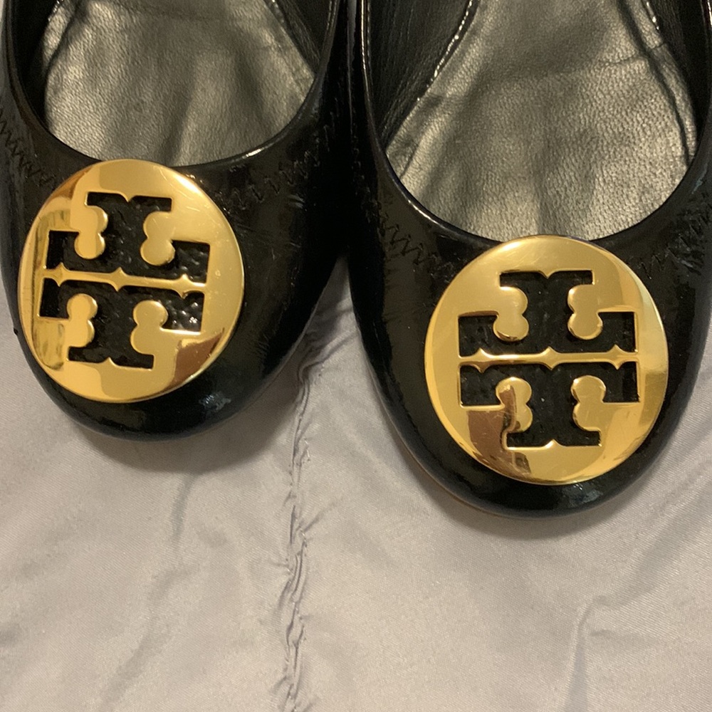 Tory Burch flats black SZ 6.5 - Picture 6 of 11